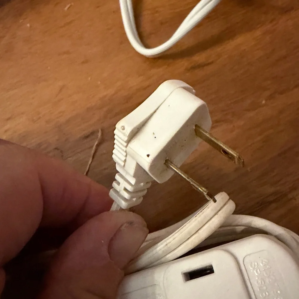 White Power Extension Cord